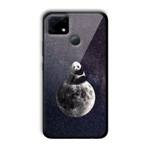 Astronaut Panda Customized Printed Glass Back Cover for Realme Narzo 30A