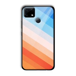 Colorful Stripes Customized Printed Glass Back Cover for Realme Narzo 30A