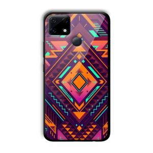 Purple Prism Customized Printed Glass Back Cover for Realme Narzo 30A