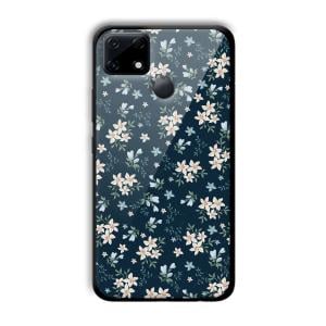 Little Flowers Customized Printed Glass Back Cover for Realme Narzo 30A