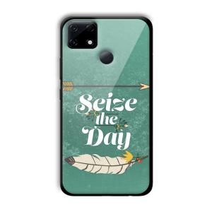 Seize the Day Customized Printed Glass Back Cover for Realme Narzo 30A