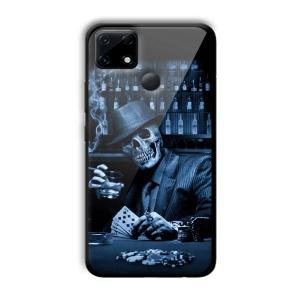 Scary Man Customized Printed Glass Back Cover for Realme Narzo 30A