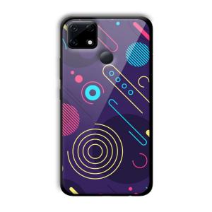 Purple Music Customized Printed Glass Back Cover for Realme Narzo 30A
