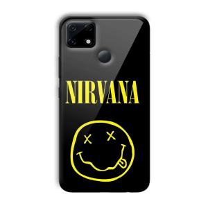 Nirvana Emoji Customized Printed Glass Back Cover for Realme Narzo 30A