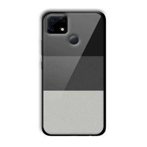 Shades of Grey Customized Printed Glass Back Cover for Realme Narzo 30A