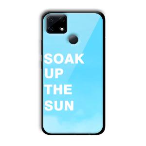 Soak Up The Sun Customized Printed Glass Back Cover for Realme Narzo 30A