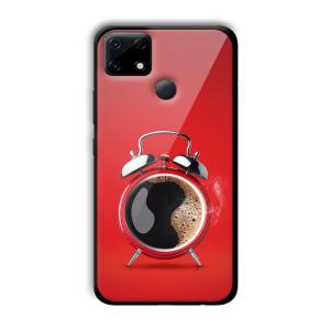 Morning Coffee Customized Printed Glass Back Cover for Realme Narzo 30A