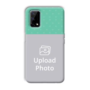 Green Hearts Customized Printed Back Cover for Realme Narzo 30 Pro