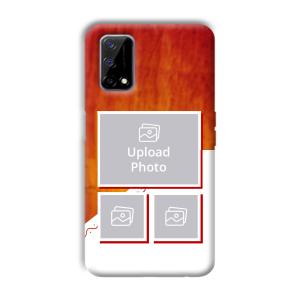 Red White Background Customized Printed Back Cover for Realme Narzo 30 Pro