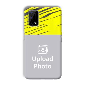 Yellow Lines Customized Printed Back Cover for Realme Narzo 30 Pro