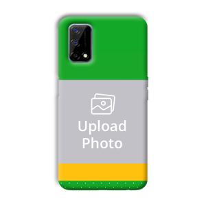 Green Yellow Customized Printed Back Cover for Realme Narzo 30 Pro