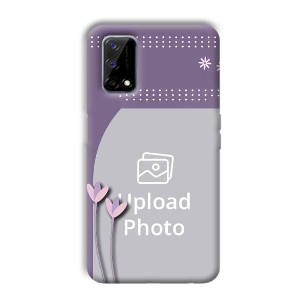 Lilac Pattern Customized Printed Back Cover for Realme Narzo 30 Pro