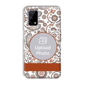 Henna Art Customized Printed Back Cover for Realme Narzo 30 Pro