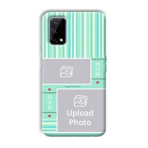 Mom Dad Customized Printed Back Cover for Realme Narzo 30 Pro