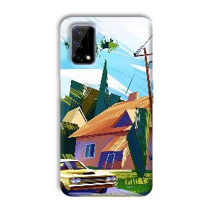 Car  Phone Customized Printed Back Cover for Realme Narzo 30 Pro