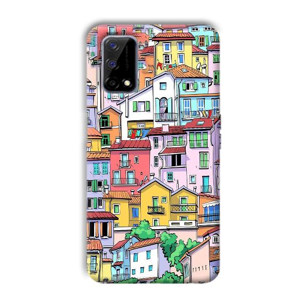 Colorful Alley Phone Customized Printed Back Cover for Realme Narzo 30 Pro