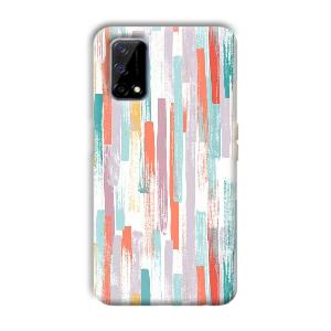 Light Paint Stroke Phone Customized Printed Back Cover for Realme Narzo 30 Pro