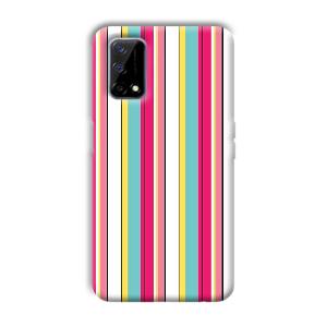 Lines Pattern Phone Customized Printed Back Cover for Realme Narzo 30 Pro