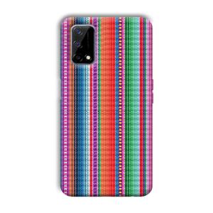 Fabric Pattern Phone Customized Printed Back Cover for Realme Narzo 30 Pro