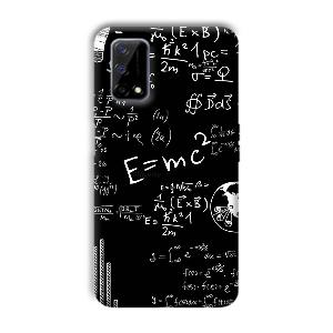 E is Equal To MC2 Phone Customized Printed Back Cover for Realme Narzo 30 Pro
