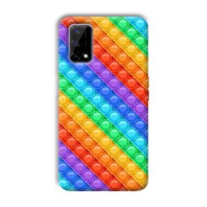Colorful Circles Phone Customized Printed Back Cover for Realme Narzo 30 Pro