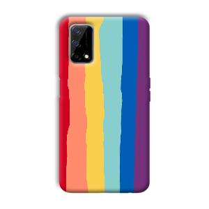 Vertical Paint Phone Customized Printed Back Cover for Realme Narzo 30 Pro