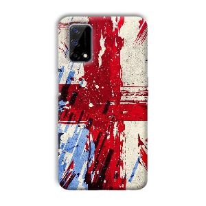 Red Cross Design Phone Customized Printed Back Cover for Realme Narzo 30 Pro