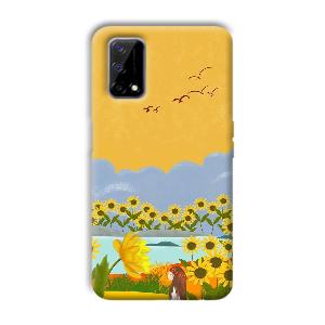 Girl in the Scenery Phone Customized Printed Back Cover for Realme Narzo 30 Pro