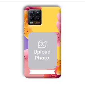 Colorful Flowers Customized Printed Back Cover for Realme 8