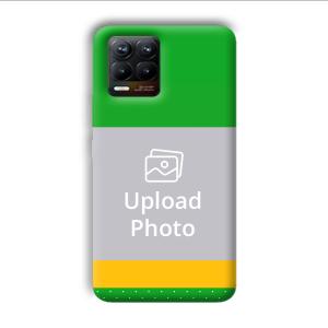 Green Yellow Customized Printed Back Cover for Realme 8
