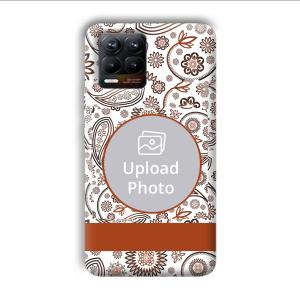 Henna Art Customized Printed Back Cover for Realme 8