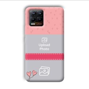 Pinkish Design Customized Printed Back Cover for Realme 8