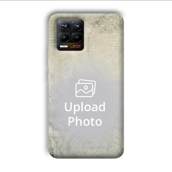 Grey Retro Customized Printed Back Cover for Realme 8