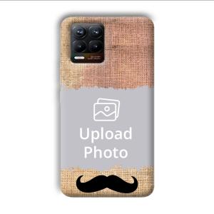 Moustache Customized Printed Back Cover for Realme 8
