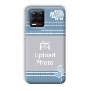 Elephant Customized Printed Back Cover for Realme 8