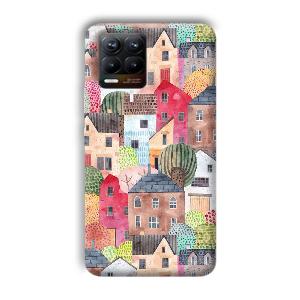 Colorful Homes Phone Customized Printed Back Cover for Realme 8