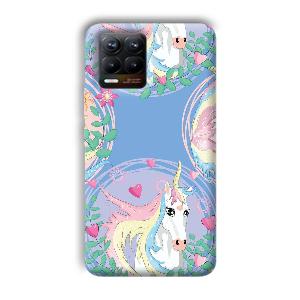 The Unicorn Phone Customized Printed Back Cover for Realme 8
