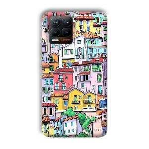 Colorful Alley Phone Customized Printed Back Cover for Realme 8