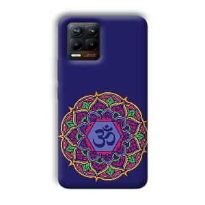 Blue Om Design Phone Customized Printed Back Cover for Realme 8