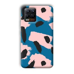 Black Dots Pattern Phone Customized Printed Back Cover for Realme 8