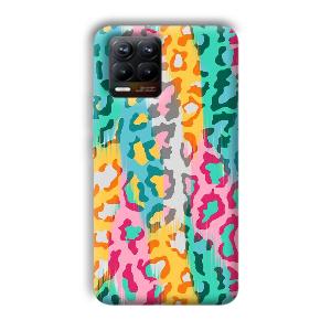 Colors Phone Customized Printed Back Cover for Realme 8