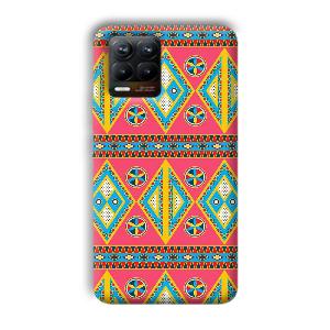 Colorful Rhombus Phone Customized Printed Back Cover for Realme 8