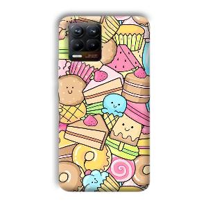 Love Desserts Phone Customized Printed Back Cover for Realme 8