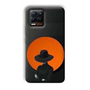Woman In Black Phone Customized Printed Back Cover for Realme 8