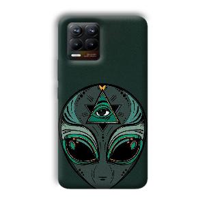 Alien Phone Customized Printed Back Cover for Realme 8