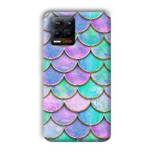 Mermaid Design Phone Customized Printed Back Cover for Realme 8