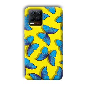 Butterflies Phone Customized Printed Back Cover for Realme 8