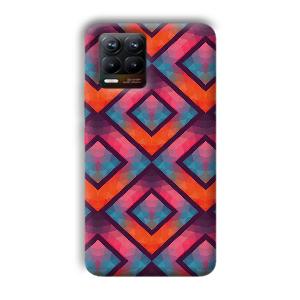 Colorful Boxes Phone Customized Printed Back Cover for Realme 8