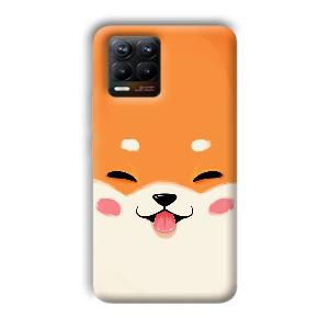 Smiley Cat Phone Customized Printed Back Cover for Realme 8