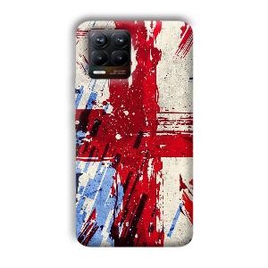 Red Cross Design Phone Customized Printed Back Cover for Realme 8